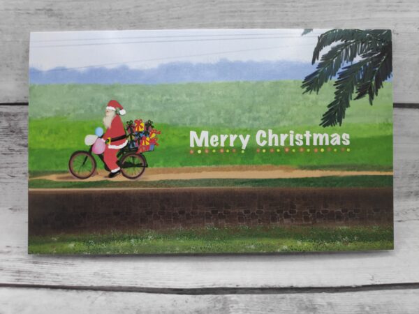 santa-on-a-cycle